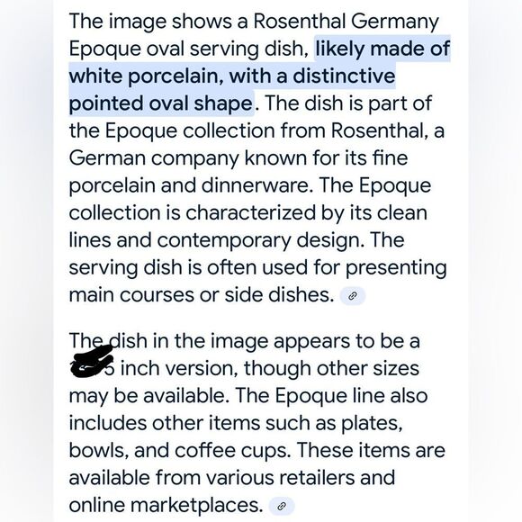 Rosenthal White Porcelain Modern Serveware Plates Dishes Germany Epoque Set Of 2 - Picture 11 of 13